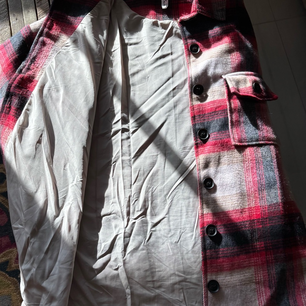 Elan Riley Red Plaid Jacket - Picture 7 of 8